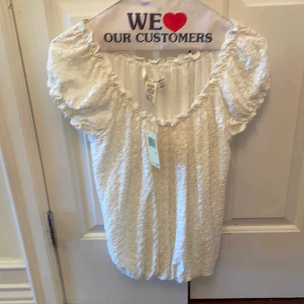 Max Studio off white lace too
